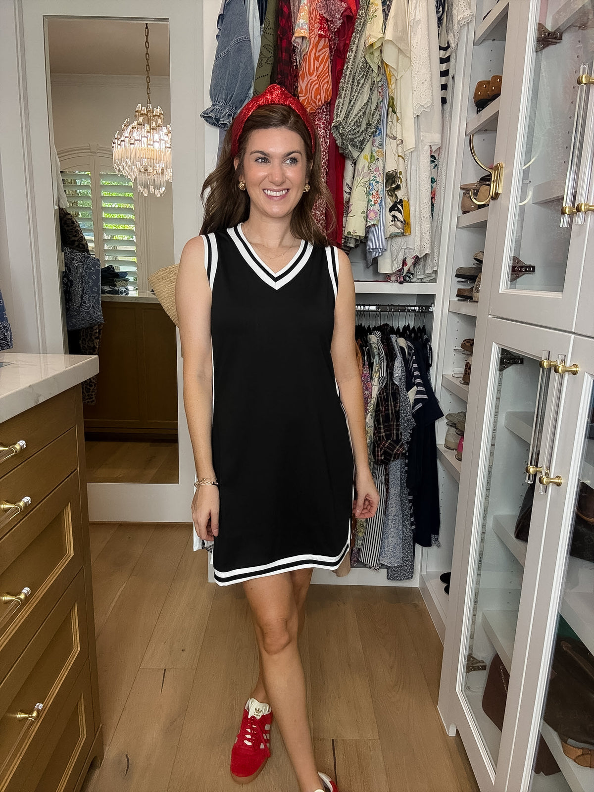 Sideline Tunic Biker Set in Black