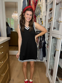 Sideline Tunic Biker Set in Black