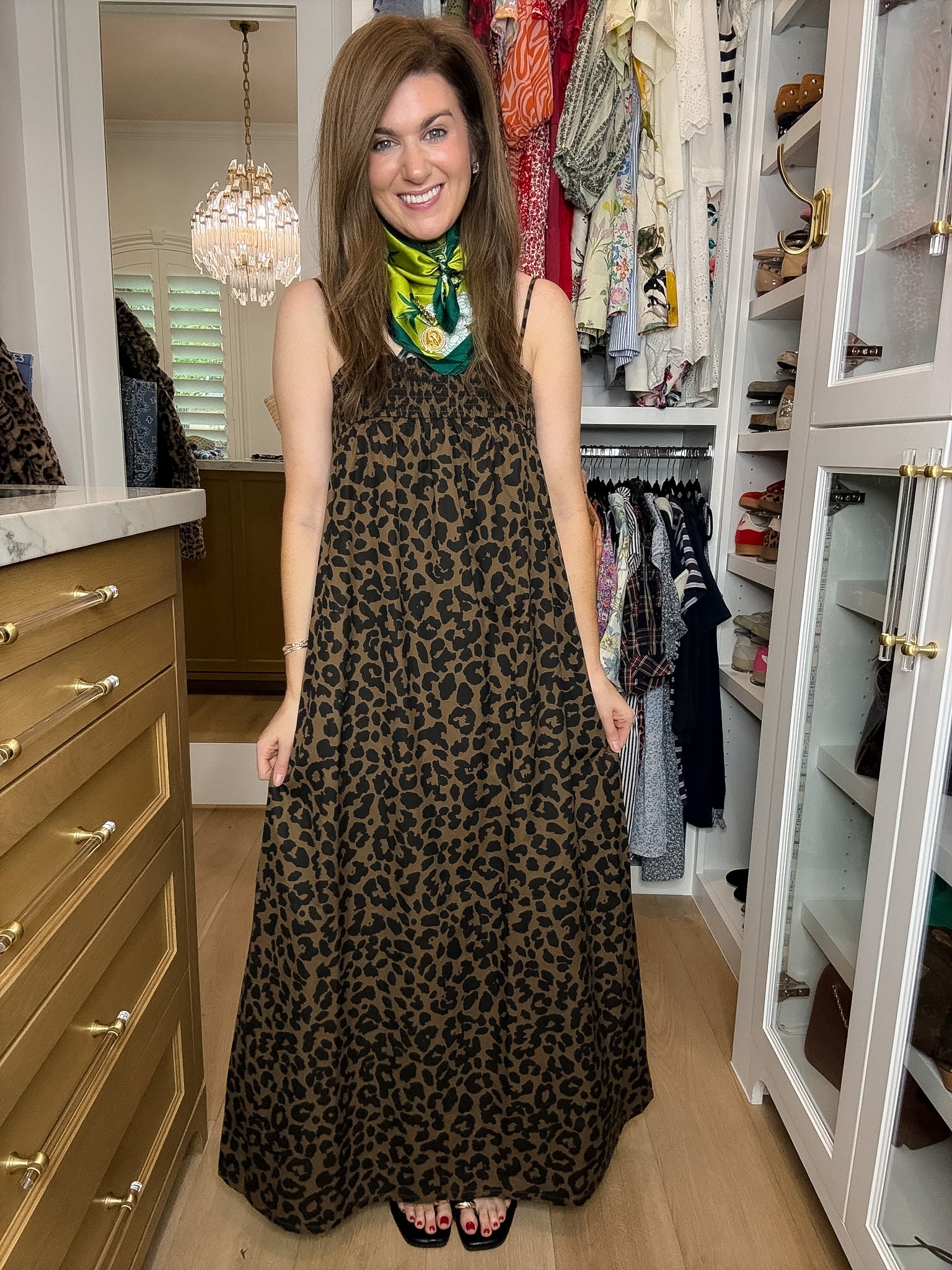 Marty Leopard Maxi Dress