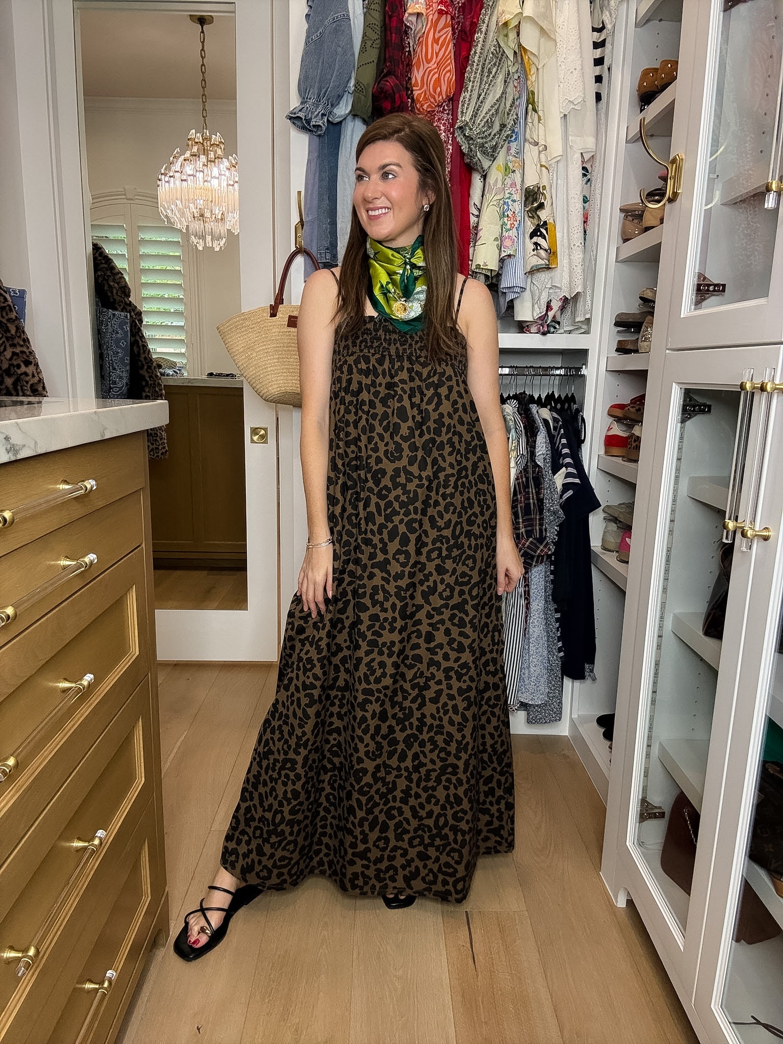 Marty Leopard Maxi Dress