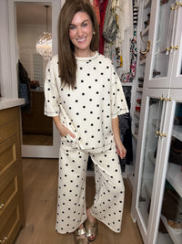 Perfectly Spotted Set in Cream
