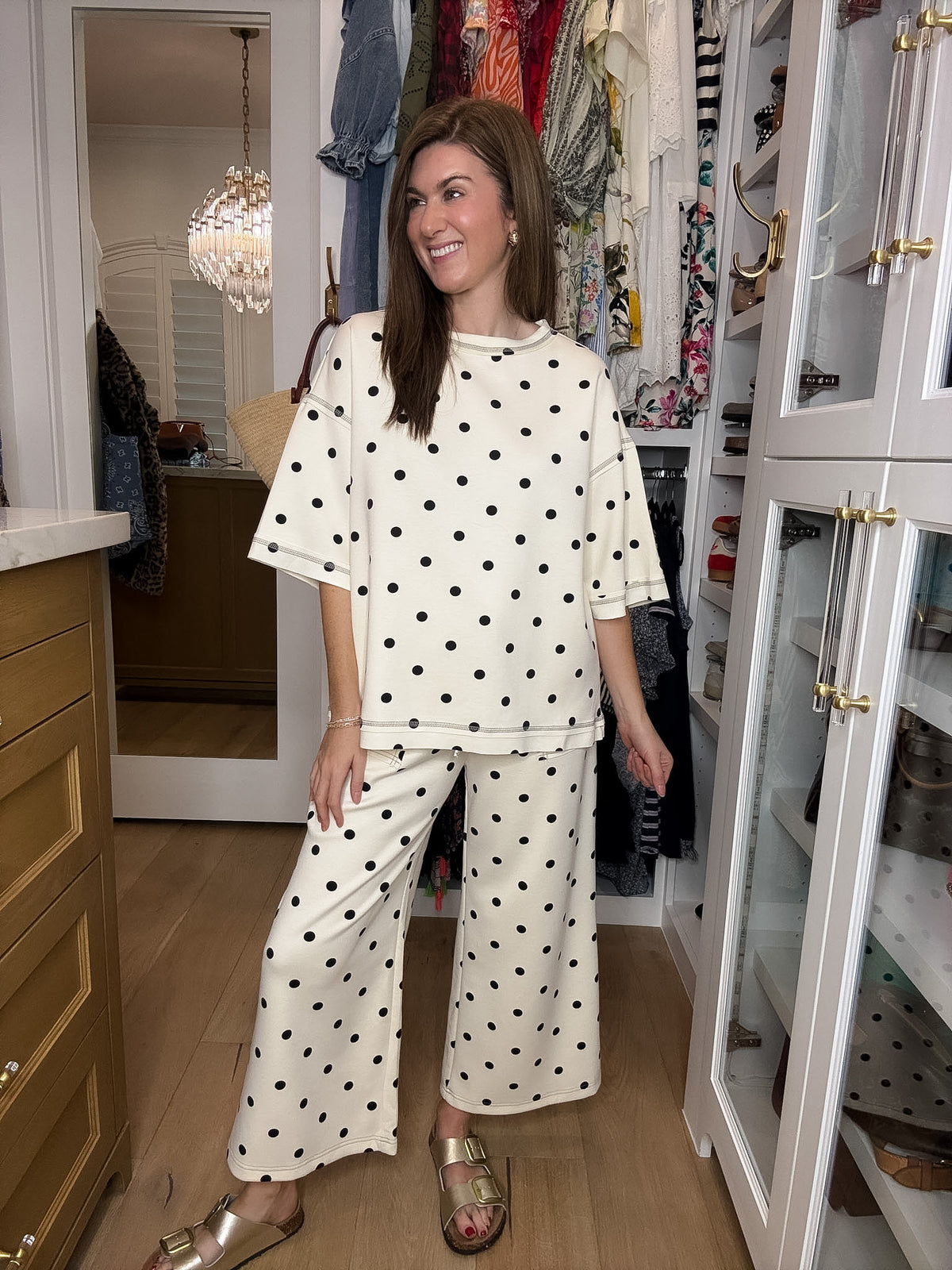 Perfectly Spotted Set in Cream