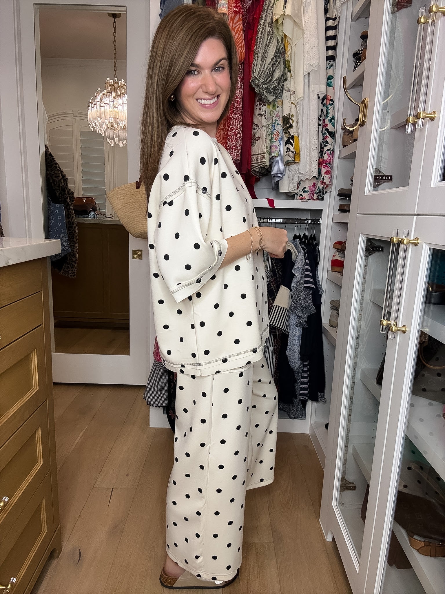 Perfectly Spotted Set in Cream