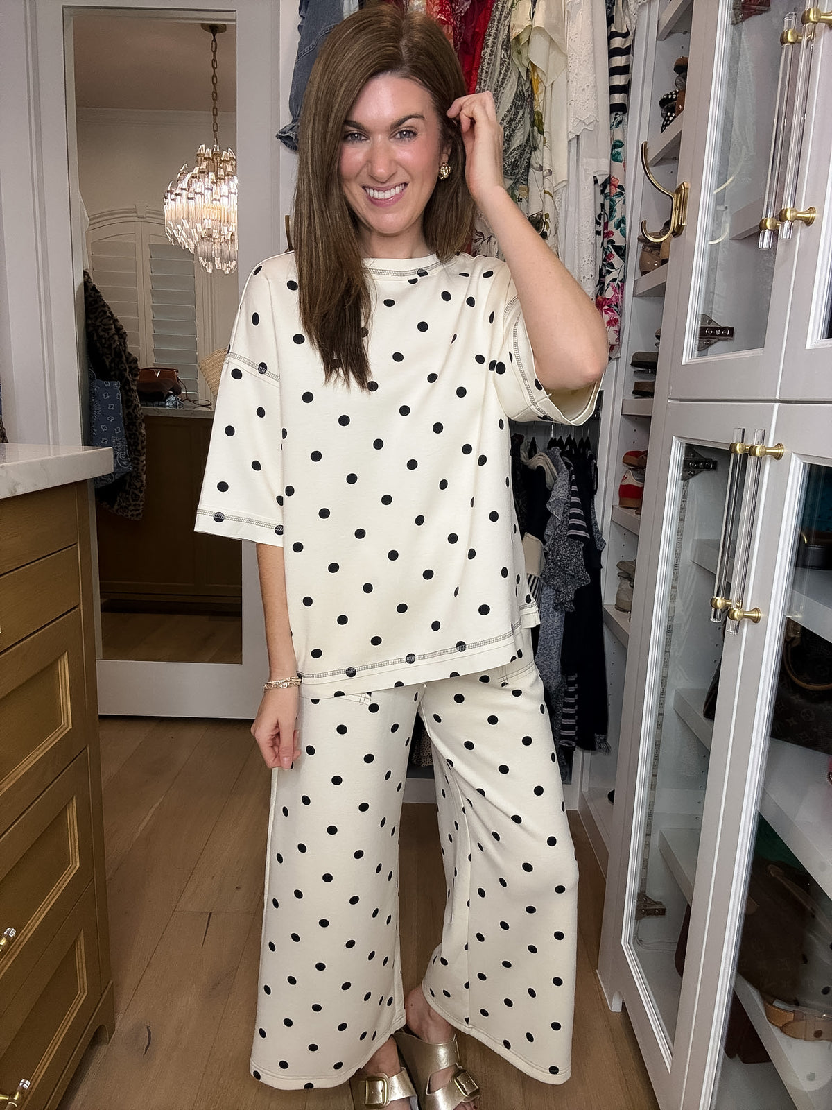 Perfectly Spotted Set in Cream