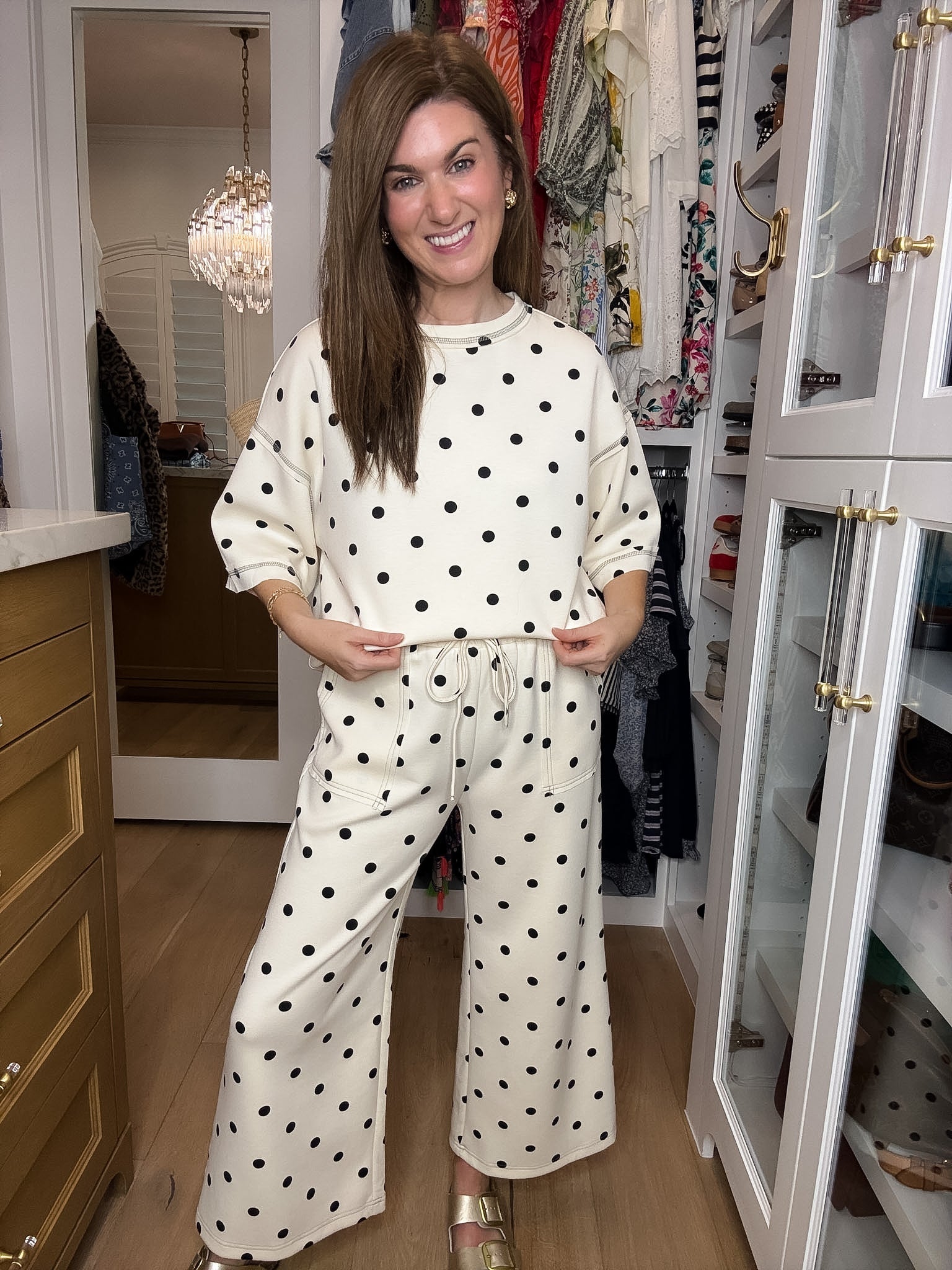 Perfectly Spotted Set in Cream