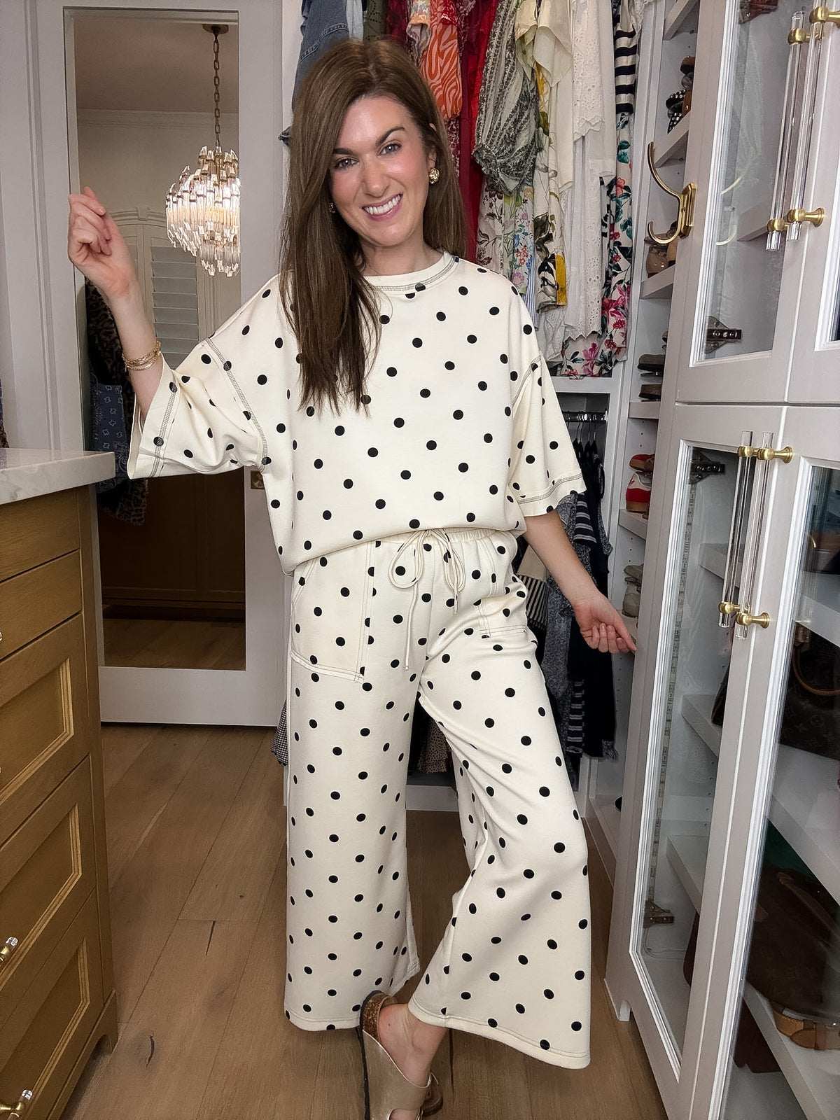 Perfectly Spotted Set in Cream