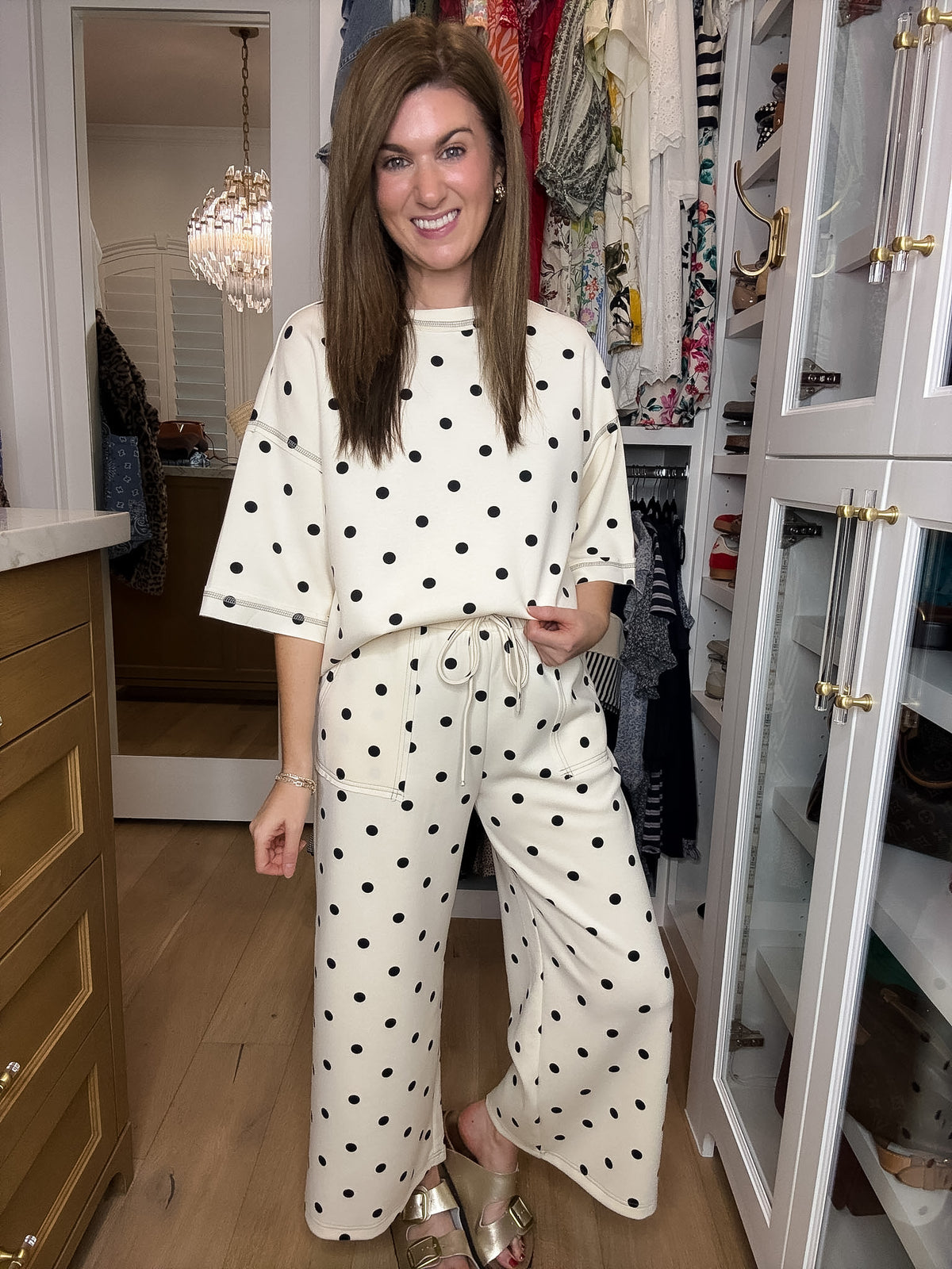 Perfectly Spotted Set in Cream