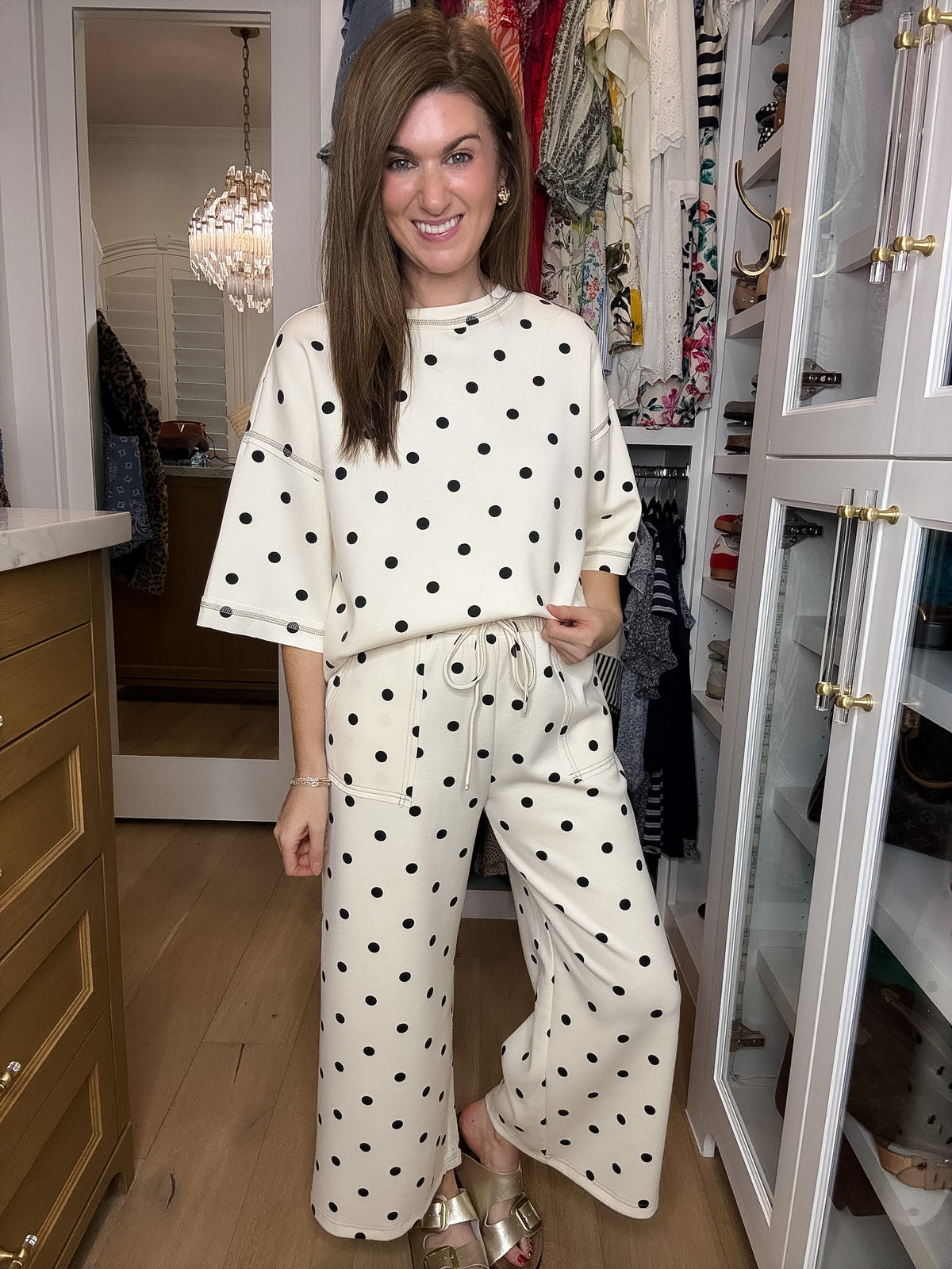 Perfectly Spotted Set in Cream