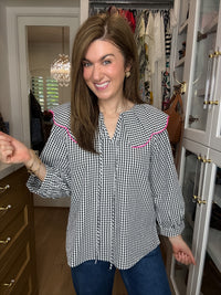 Pretty in Check Gingham Top
