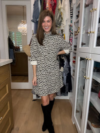 Style Instincts Leopard Denim Dress