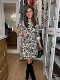 Style Instincts Leopard Denim Dress