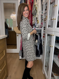 Style Instincts Leopard Denim Dress