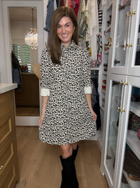 Style Instincts Leopard Denim Dress