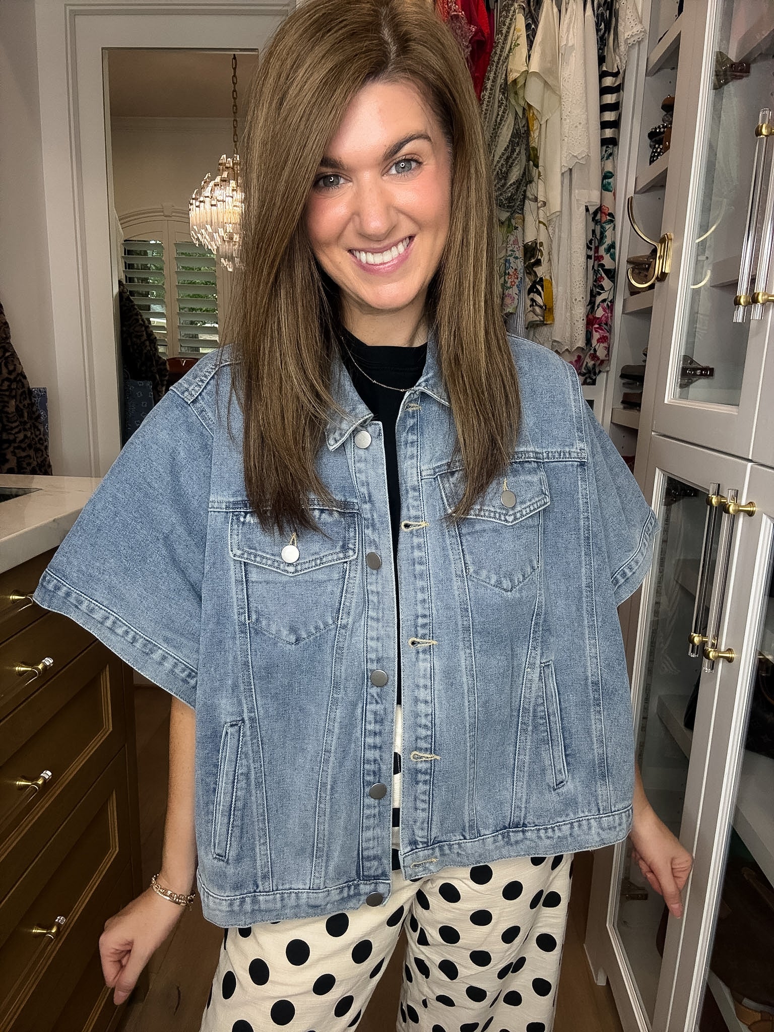 Denim Darling Cape Jacket