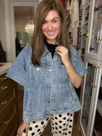 Denim Darling Cape Jacket