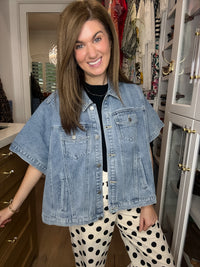 Denim Darling Cape Jacket