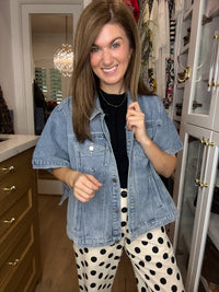 Denim Darling Cape Jacket