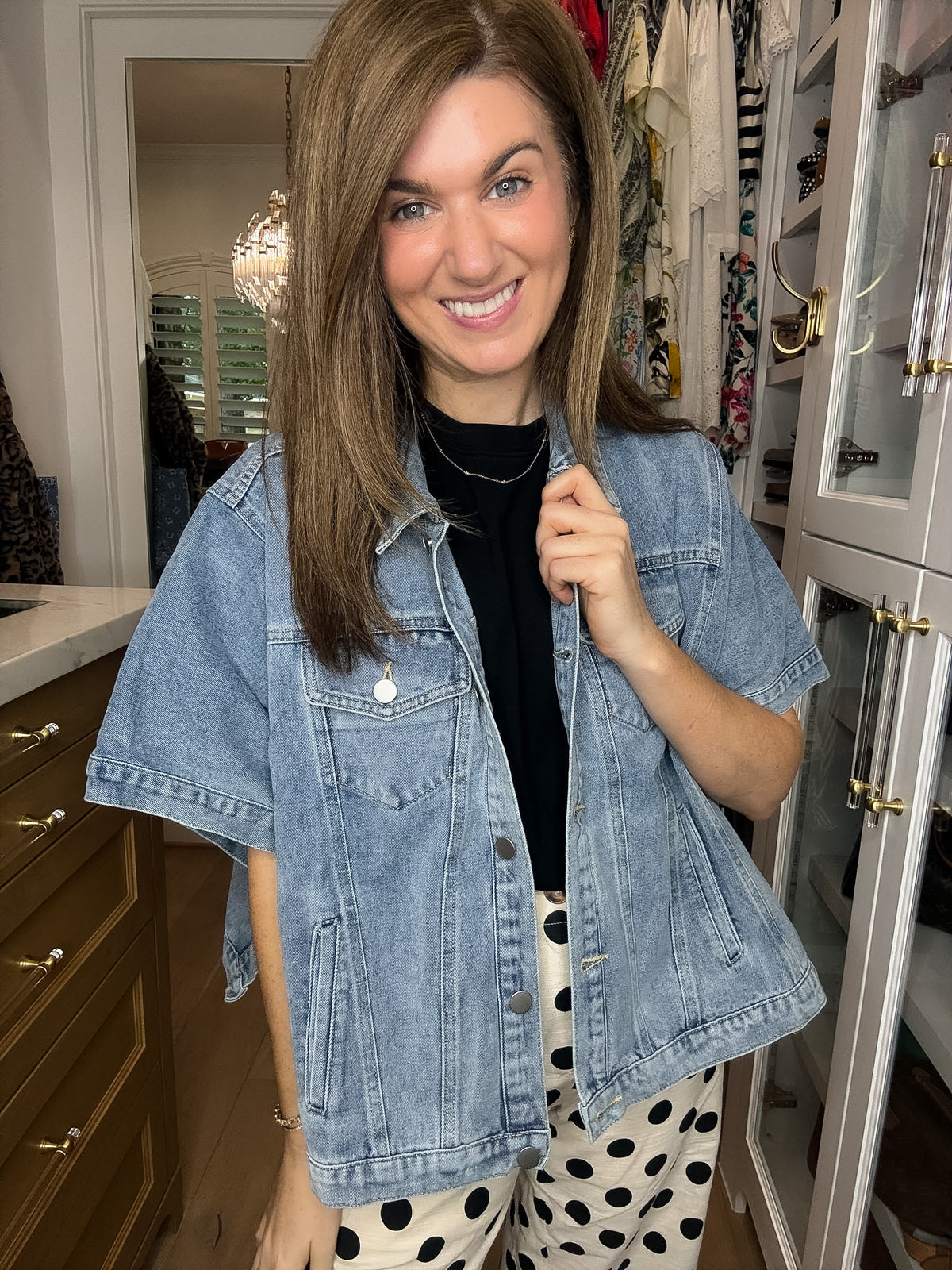 Denim Darling Cape Jacket