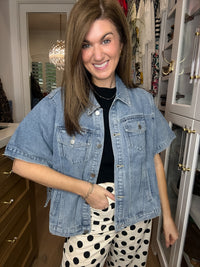 Denim Darling Cape Jacket