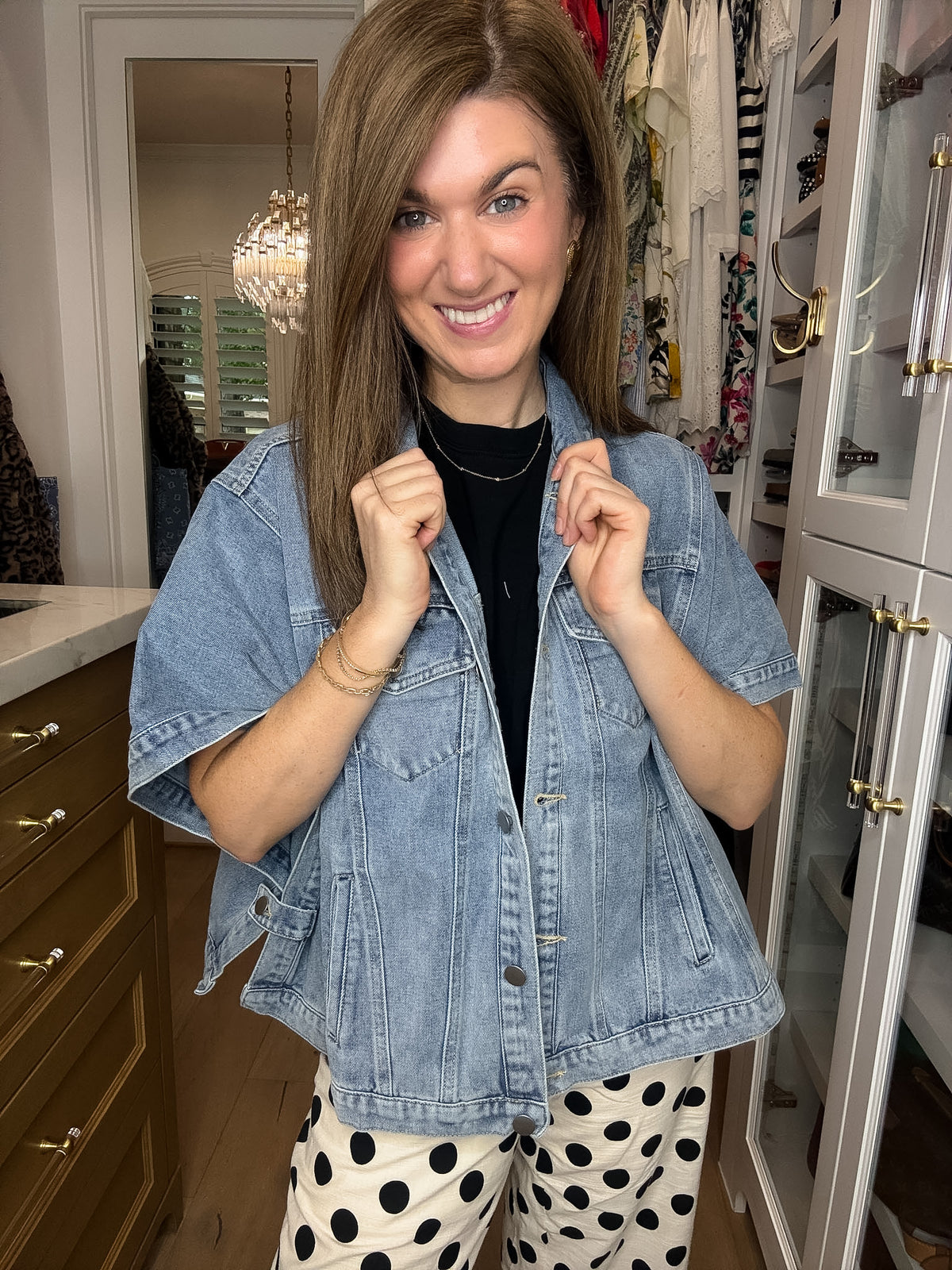 Denim Darling Cape Jacket