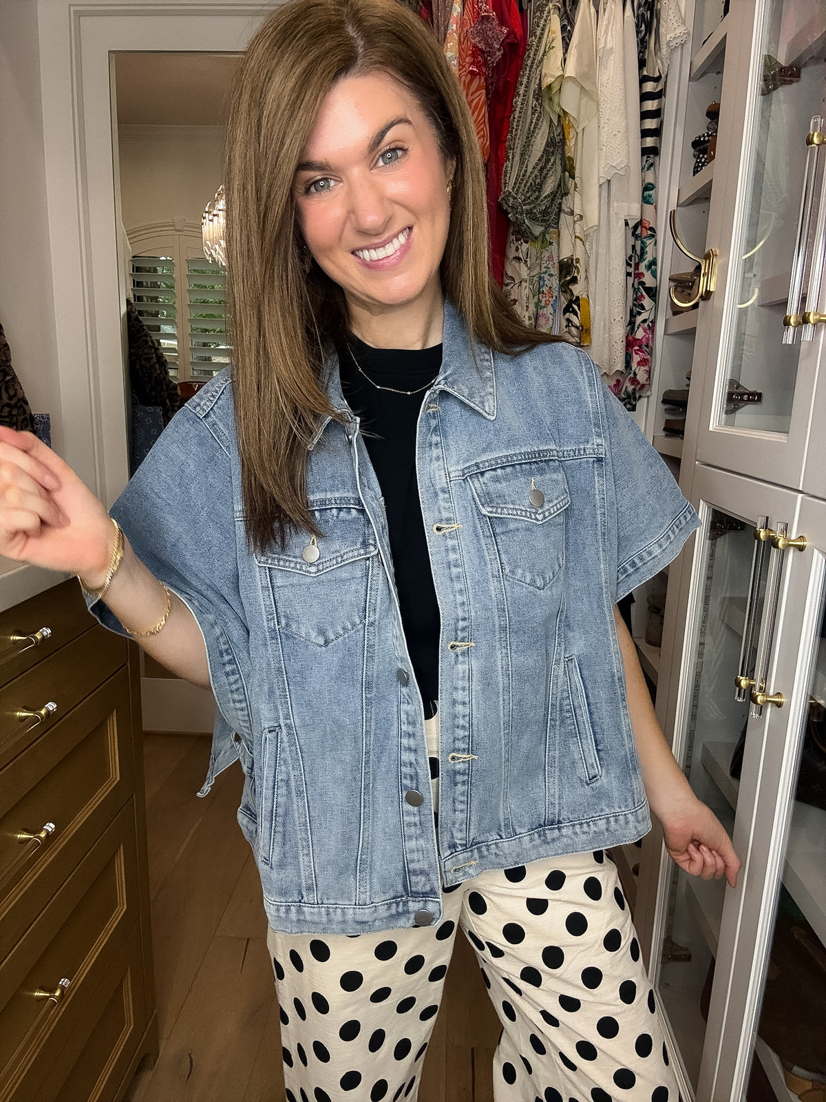 Denim Darling Cape Jacket