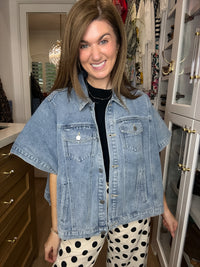 Denim Darling Cape Jacket