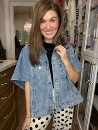 Denim Darling Cape Jacket