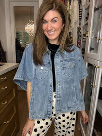 Denim Darling Cape Jacket