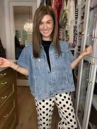 Denim Darling Cape Jacket