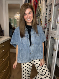 Denim Darling Cape Jacket