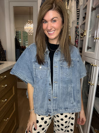 Denim Darling Cape Jacket
