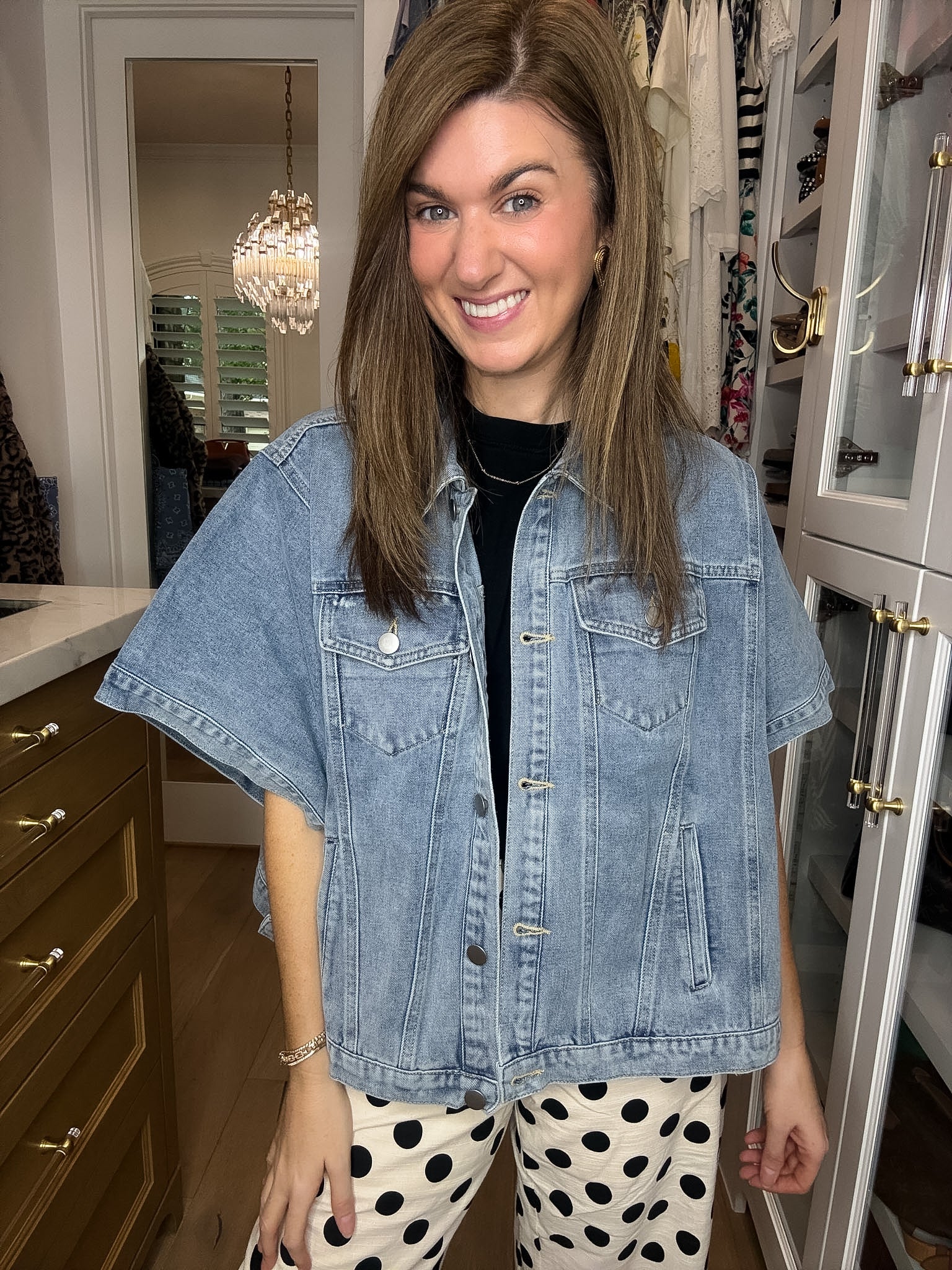 Denim Darling Cape Jacket