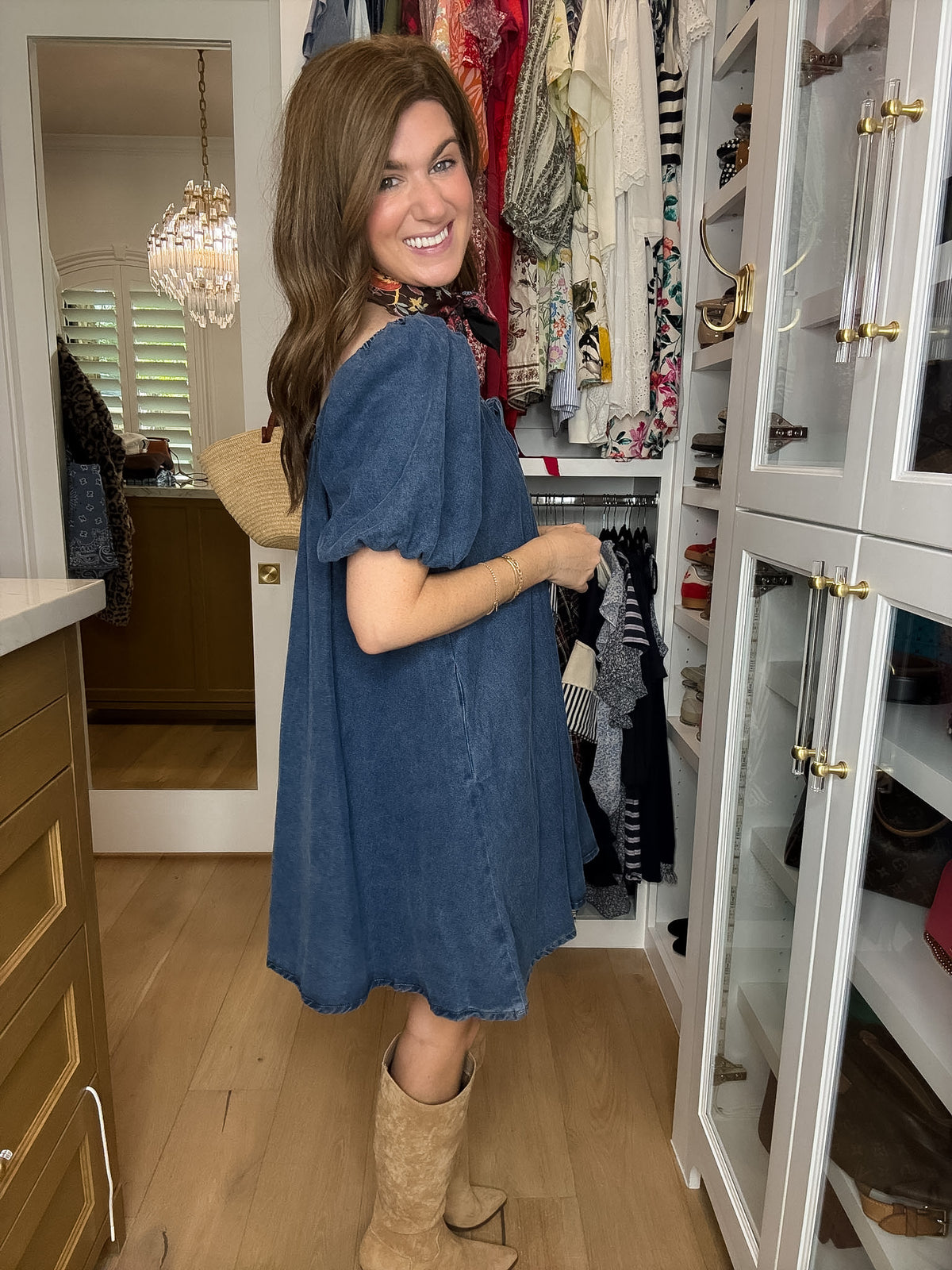 Sweet on Denim Dress