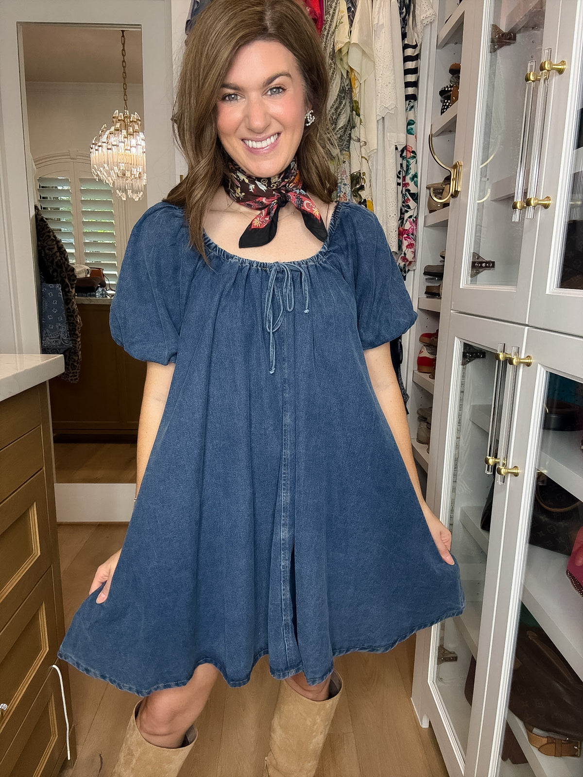 Sweet on Denim Dress