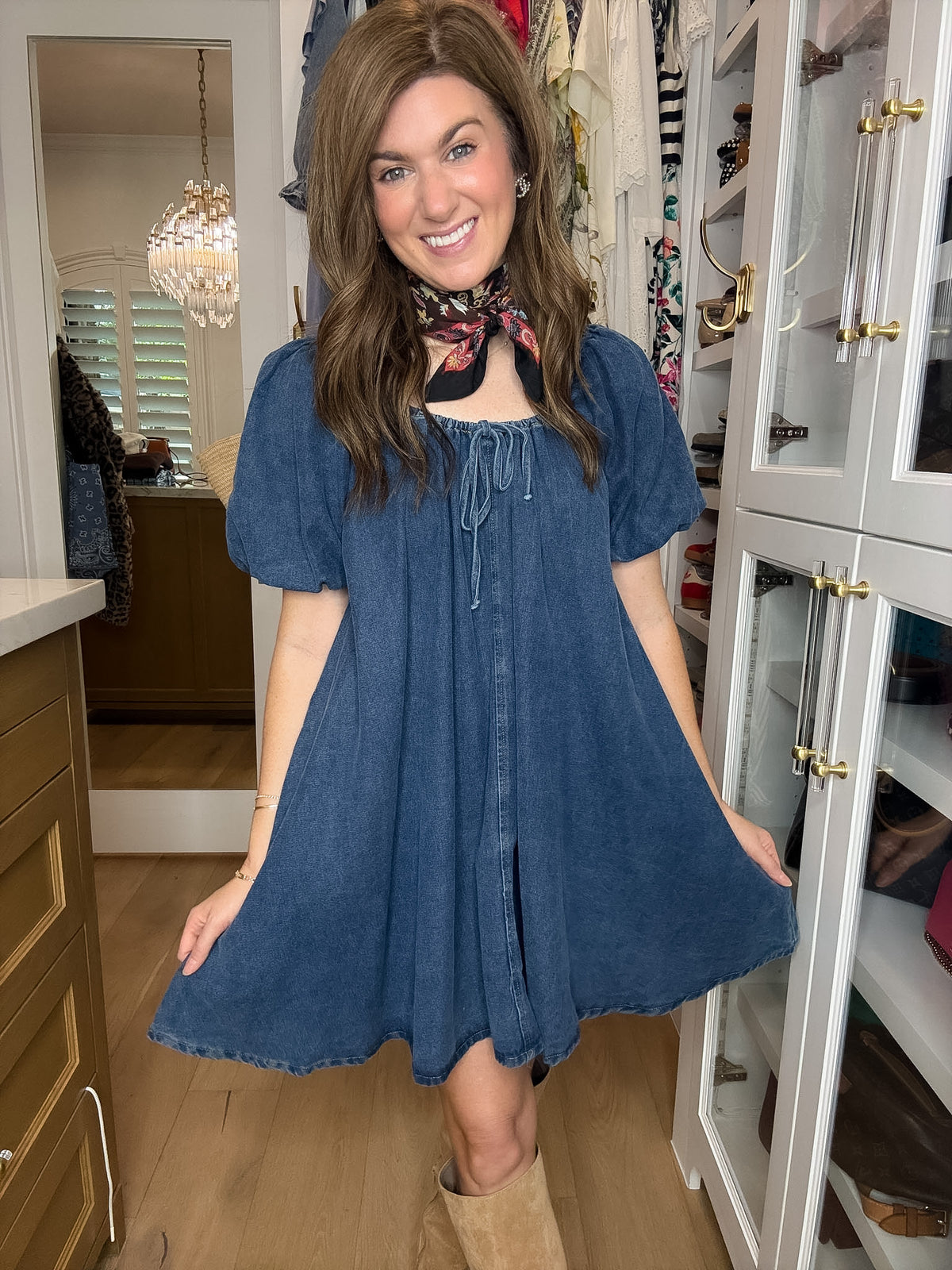 Sweet on Denim Dress