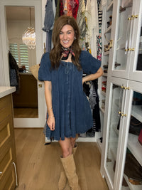 Sweet on Denim Dress