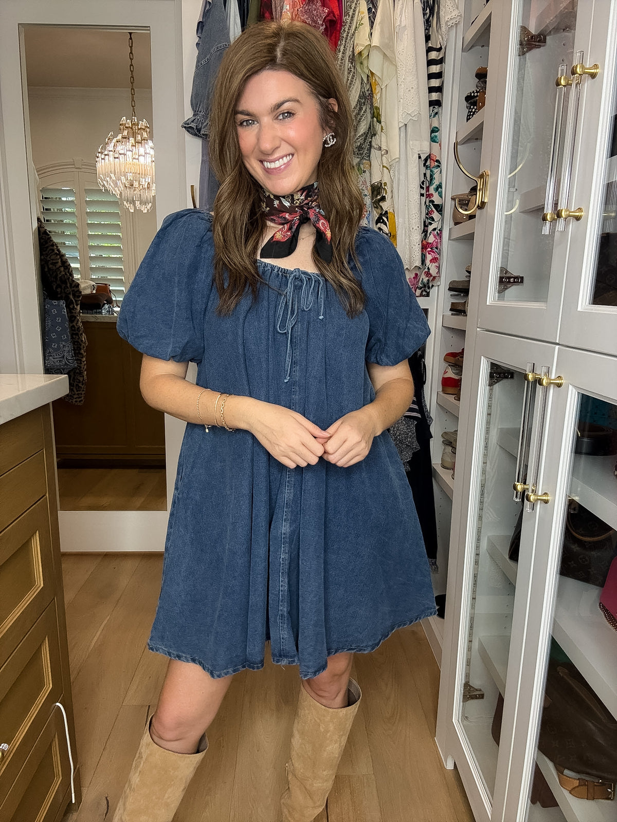 Sweet on Denim Dress