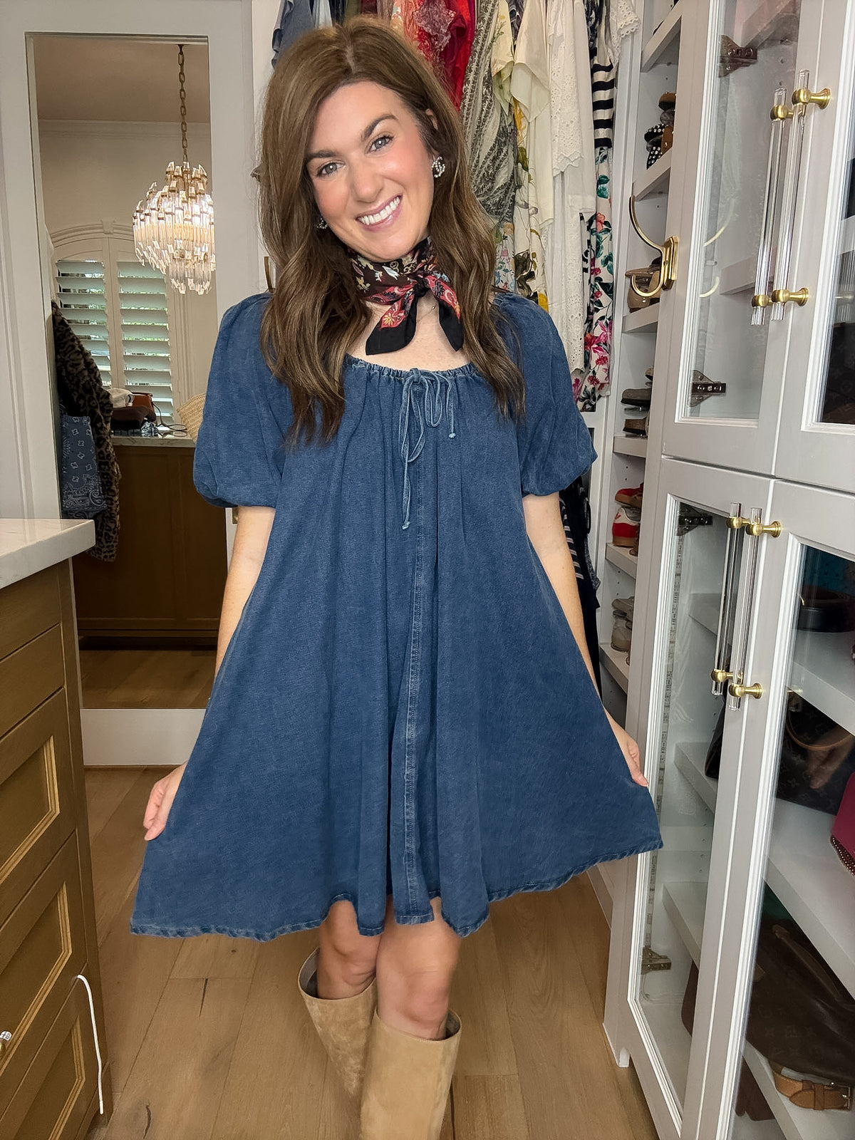 Sweet on Denim Dress