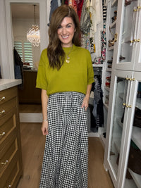 Perfectly Put Together Sweater in Chartreuse