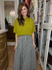 Perfectly Put Together Sweater in Chartreuse