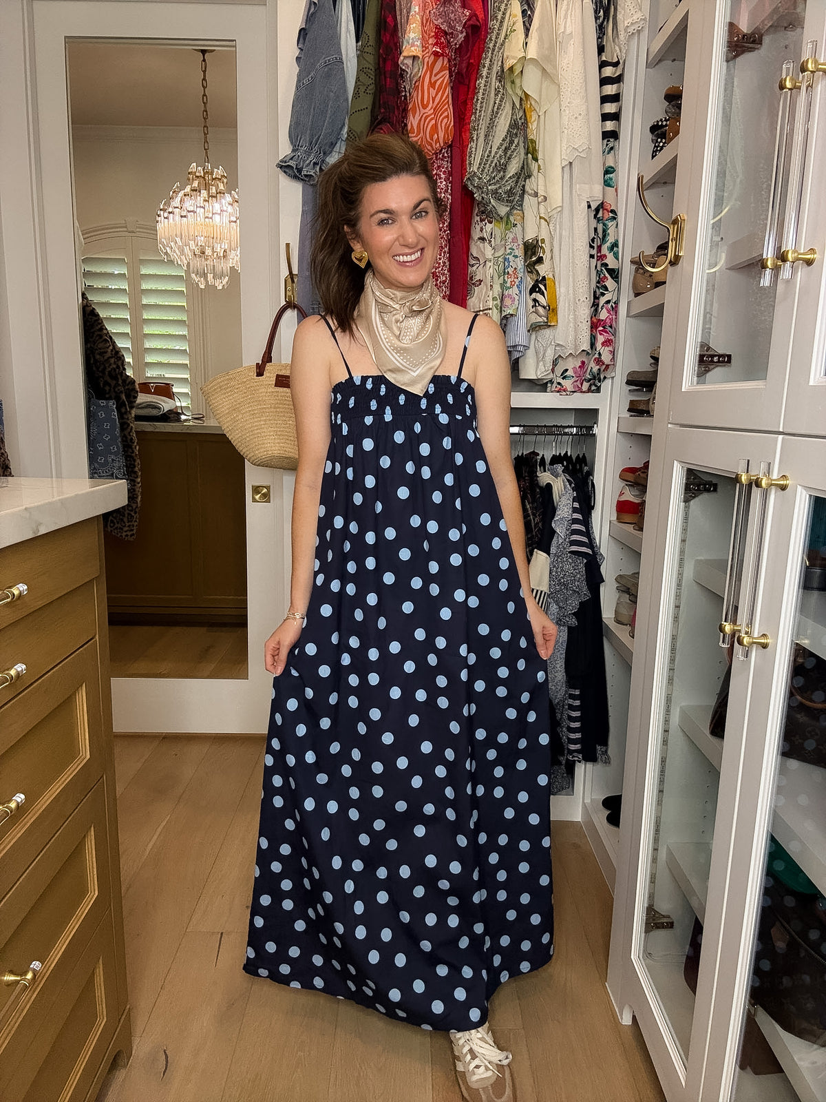Ari Polka Dot Maxi Dress