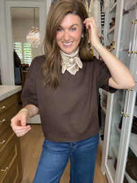 Perfectly Put Together Sweater in Brown
