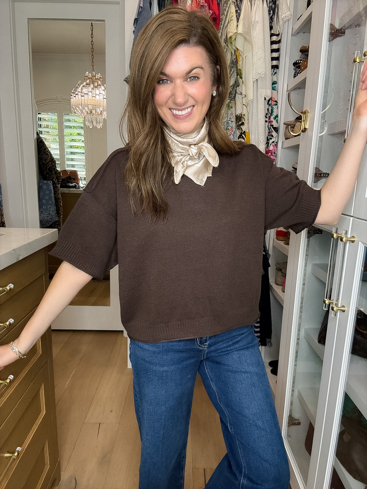 Perfectly Put Together Sweater in Brown