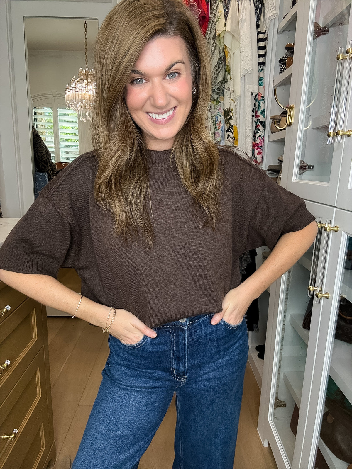 Perfectly Put Together Sweater in Brown