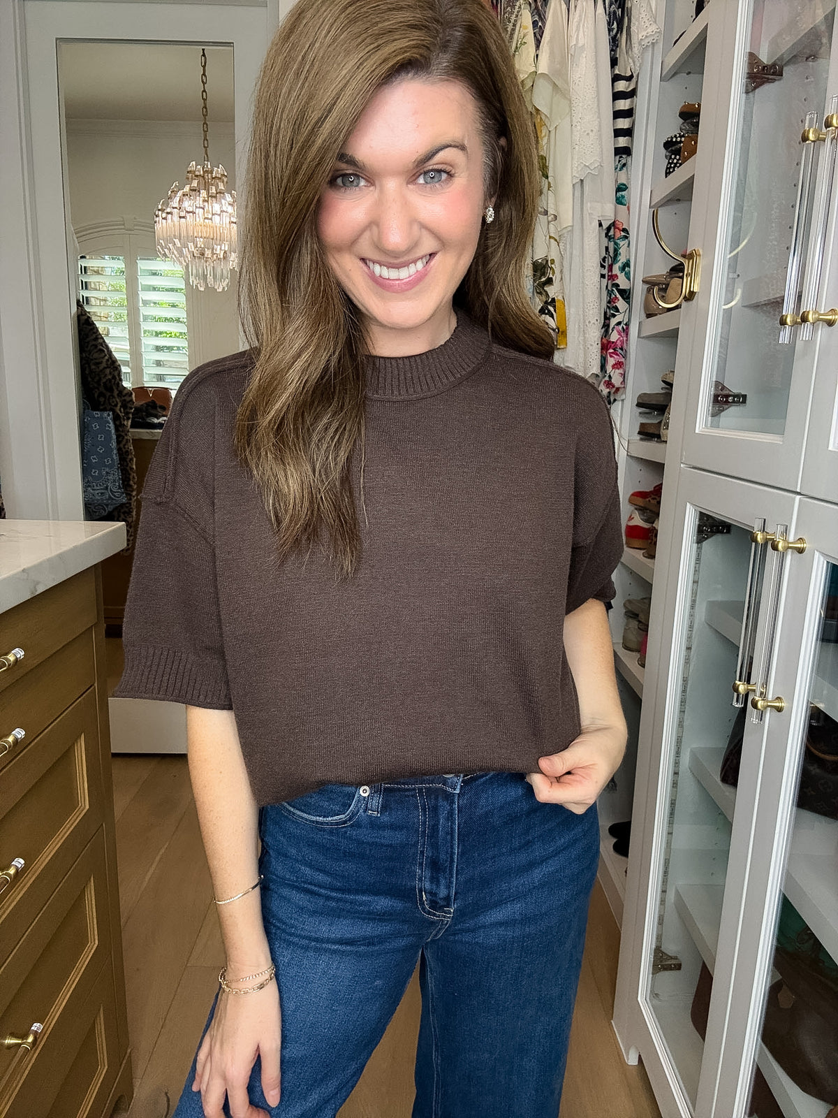 Perfectly Put Together Sweater in Brown