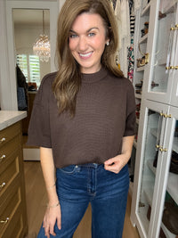 Perfectly Put Together Sweater in Brown