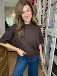 Perfectly Put Together Sweater in Brown