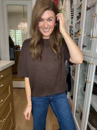 Perfectly Put Together Sweater in Brown