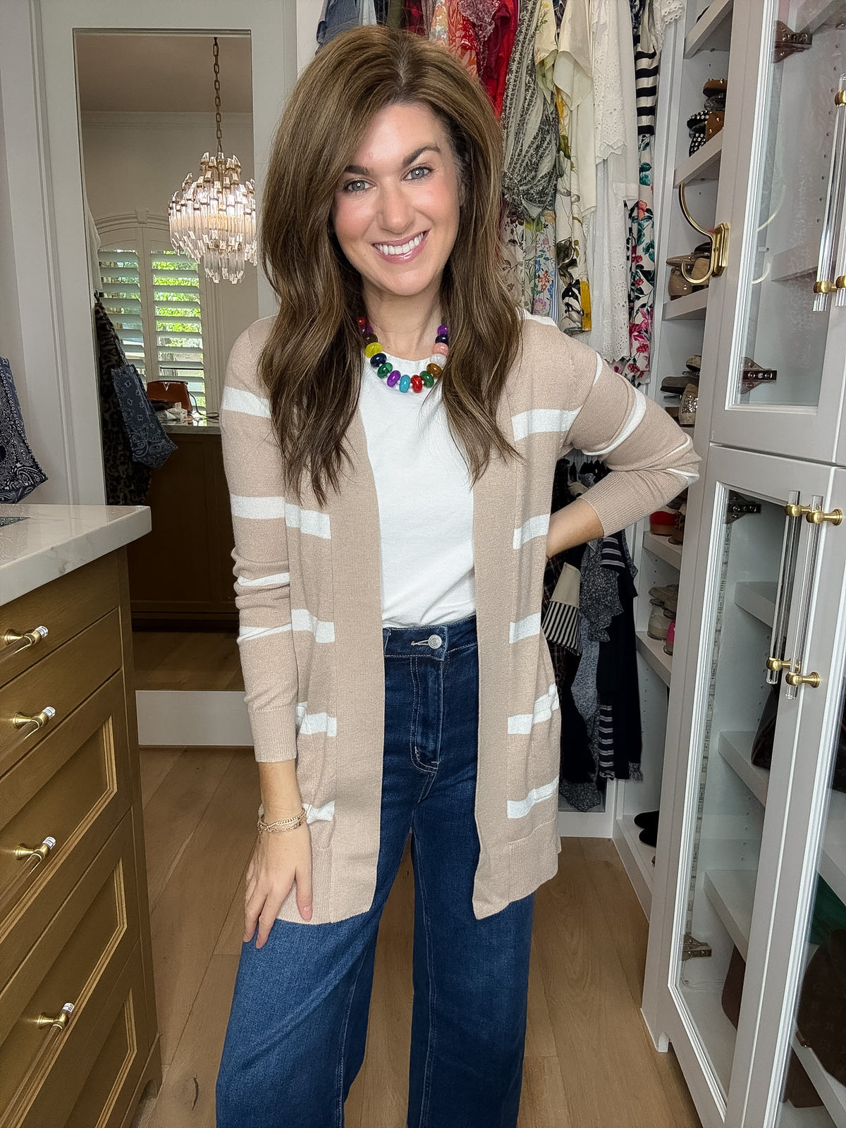 The Mainstay Striped Cardigan