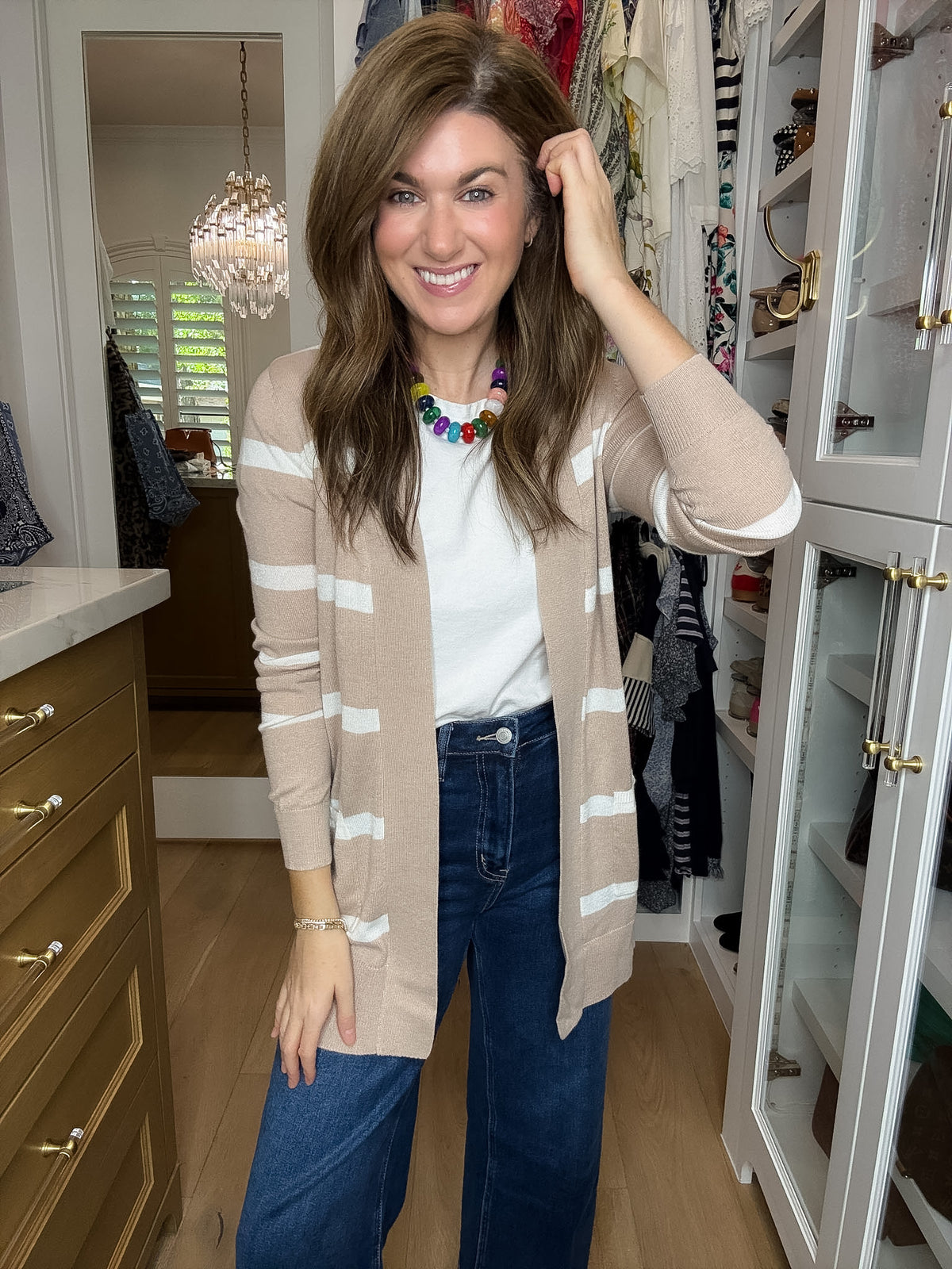 The Mainstay Striped Cardigan